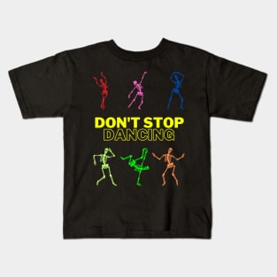 Skeletons Dancing Design Kids T-Shirt